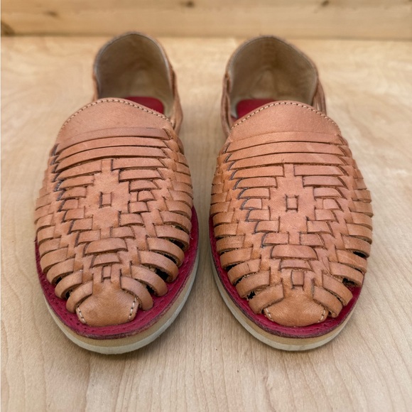 Shoes - Women’s Woven Leather Espadrille Slip-On’s